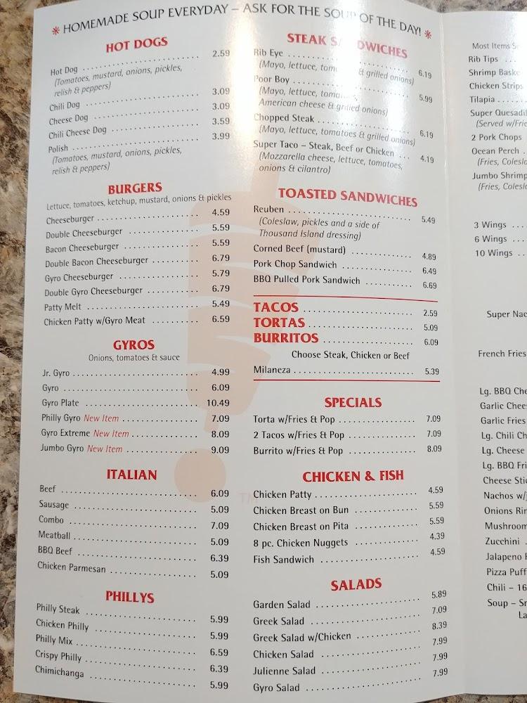 Marnell carry out Menu image 3